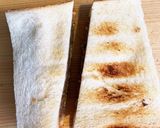 ハンバーグサンド〜お一人様朝食〜作り方3写真