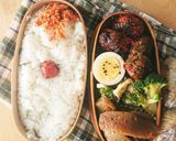 お弁当★卵不要★旨辛スパイシーハンバーグ作り方7写真