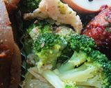 お弁当★レンチン★ブロッコリー梅チーズ作り方4写真