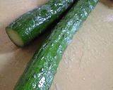 胡麻と茗荷の風味のたたきキュウリ作り方1写真