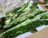 胡麻と茗荷の風味のたたきキュウリ作り方2写真