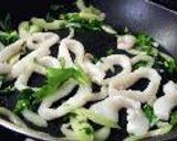 秋田名産、魚塩汁（しょっつる）の稲庭焼きうどん作り方5写真