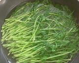 豆苗の塩昆布和え作り方1写真