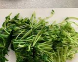 豆苗の塩昆布和え作り方2写真