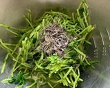 豆苗の塩昆布和え作り方3写真