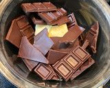 ナッツ&オレンジピールのチョコブラウニー作り方3写真