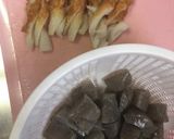 こんにゃくとちくわのおかか炒め作り方1写真