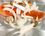 鮭と野菜のバターホイル焼き作り方5写真