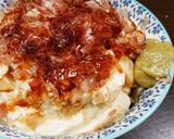 ◇簡単ランチ◇辛子醤油で食べるサバ缶丼作り方8写真