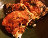 材料３つ混ぜるだけ！ふわふわめかぶ焼き作り方3写真
