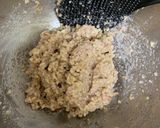 雑穀玄米でおはぎ風小豆黒胡麻きな粉焼き芋作り方1写真