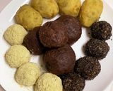雑穀玄米でおはぎ風小豆黒胡麻きな粉焼き芋作り方5写真