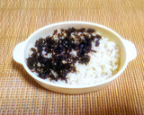 もち麦ご飯でちょっとヘルシーのり弁作り方2写真