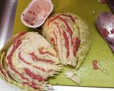 コンビーフを挟んだキャベツのコンソメ煮作り方2写真