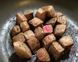 牛モモブロックでサイコロステーキ作り方4写真