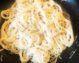 あまったそうめんと干しエビで焼きそうめん作り方2写真