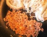 あまったそうめんと干しエビで焼きそうめん作り方5写真