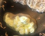 あまったそうめんと干しエビで焼きそうめん作り方8写真