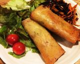 ピーマンと豚肉のスパイシーチーズ春巻作り方9写真