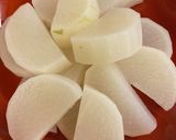 電子レンジ大根　洋風バター醤油かけ作り方2写真