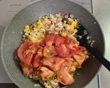 ゴーヤ入りトマトパスタ作り方7写真