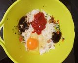 味付き野菜入りハンバーグ（幼児食）作り方2写真
