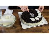 巨大オレオチーズケーキ作り方17写真