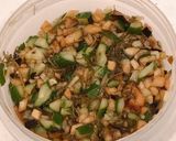 胡瓜、茄子、納豆昆布で、ピリ辛山形のだし作り方4写真