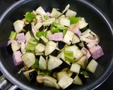 簡単！茄子とベーコンの味噌チーズ作り方3写真