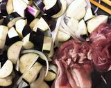 簡単！我が家の豚味噌なす丼作り方3写真