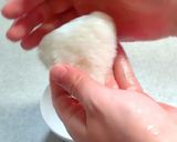 適当!三角塩おにぎり/おむすびにぎりかた作り方14写真