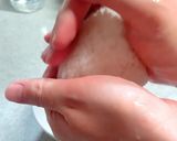 適当!三角塩おにぎり/おむすびにぎりかた作り方15写真