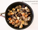 なすとこんにゃくとちくわの味噌炒め作り方4写真