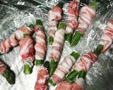 お弁当★アスパラ肉巻き生姜味★作り置き作り方1写真