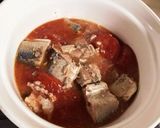 サバ缶で簡単トマト煮込み作り方1写真