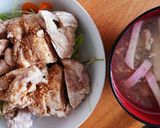 ホットクックでジューシー蒸し鶏とスープ作り方9写真