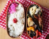 お弁当★アスパラ肉巻き生姜味★作り置き作り方8写真