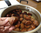 新鮮！栗の渋皮炊き作り方1写真