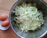 キャベツのお好み焼き風作り方1写真