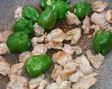 鶏ハラミとピーマンの焼肉のたれ辛炒め作り方2写真