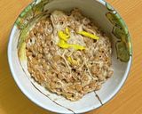 炒り卵＆納豆丼作り方1写真