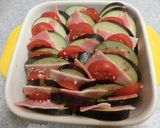 ジュワうま♪なすとトマトの重ねチーズ焼き作り方1写真