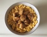お弁当にもOK!?炒り卵の親子丼作り方7写真