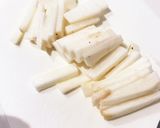 手羽中と山芋の甘辛炒め作り方1写真