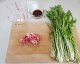 水菜と豚肉のあっさり煮作り方1写真