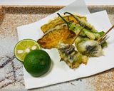 夏に美味☆青しそと生姜の魚あっさり天ぷら作り方4写真
