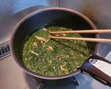 鶏の和風モロヘイヤ煮込み作り方4写真