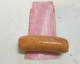 お弁当に！ウインナーのベーコン巻き②作り方1写真