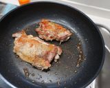 パリパリ皮のチキン+焼きナス作り方4写真