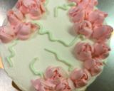 薔薇のデコレーションケーキ作り方40写真